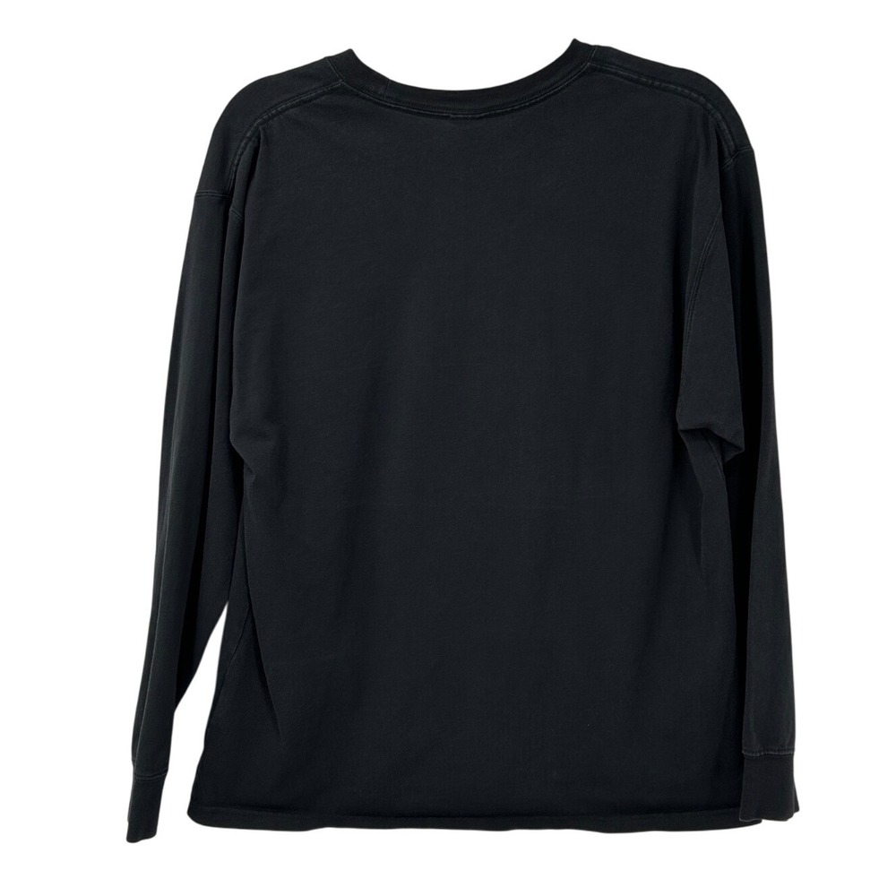 Nike Peace Sign Rainbow Long Sleeve T-Shirt Black Oversized Festival Large - Picture 5 of 7
